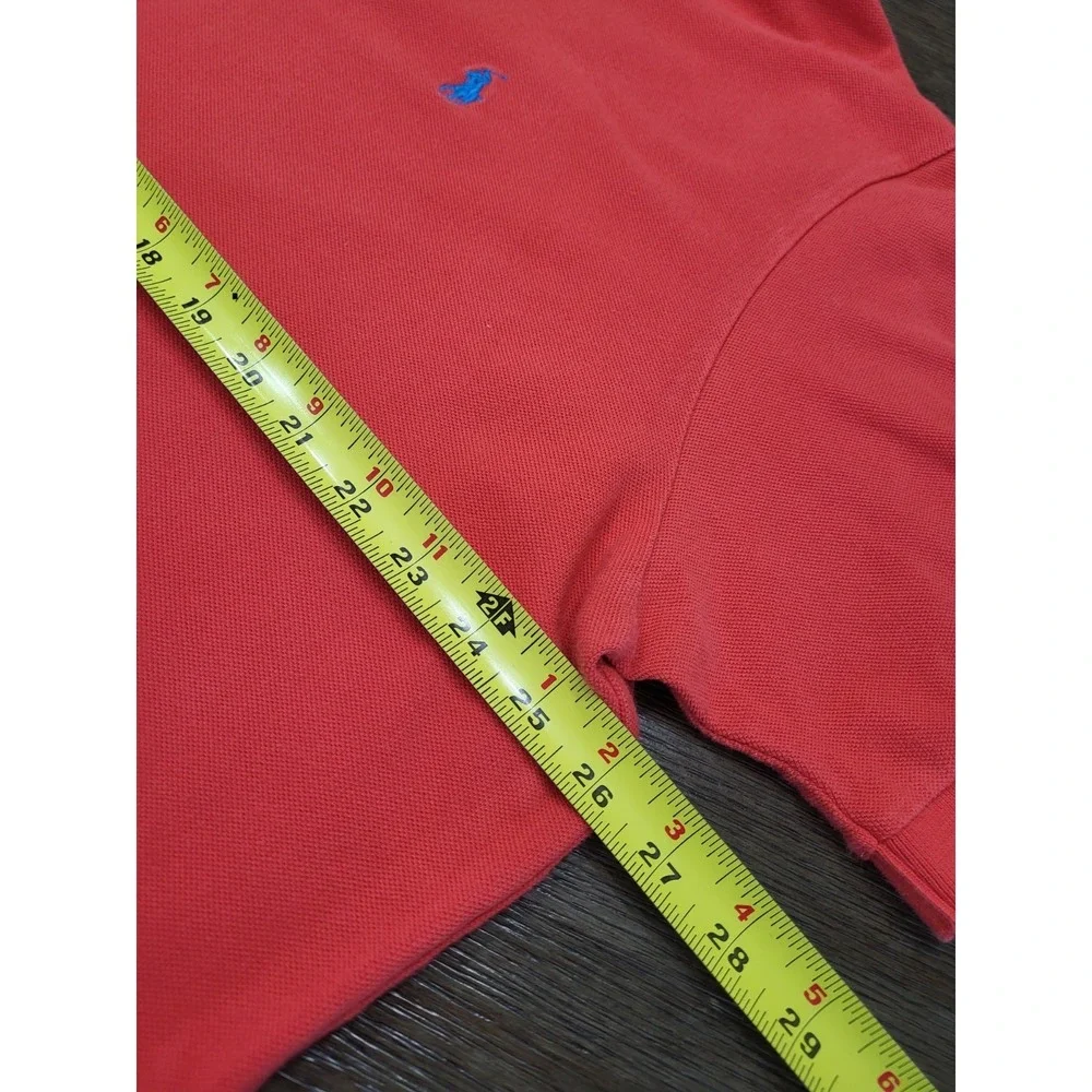 VINTAGE Y2K Ralph Lauren Coral Polo Shirt Adult XXL SOFT Short Sleeve Mens